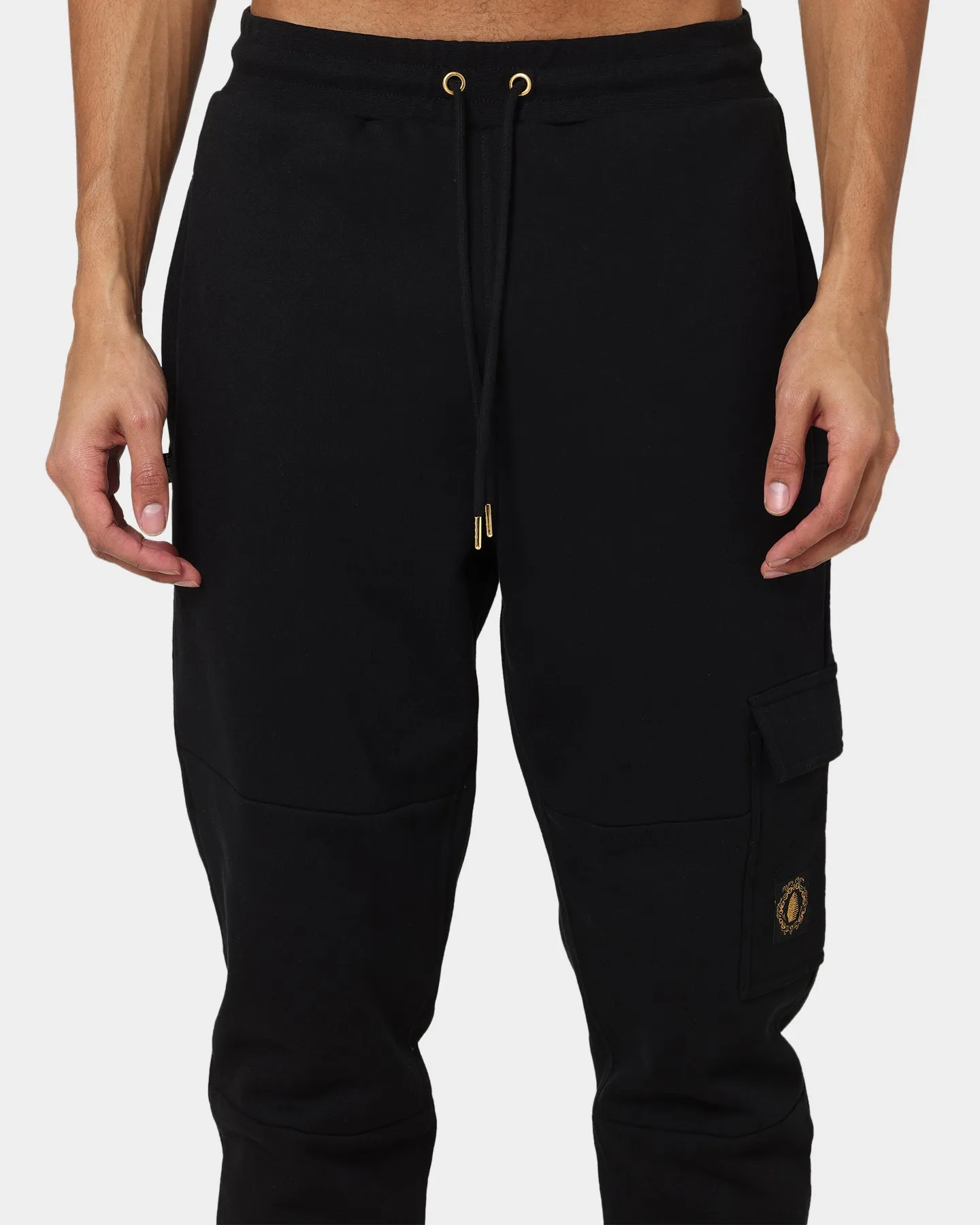 Last Kings Cargo Track Pants Black