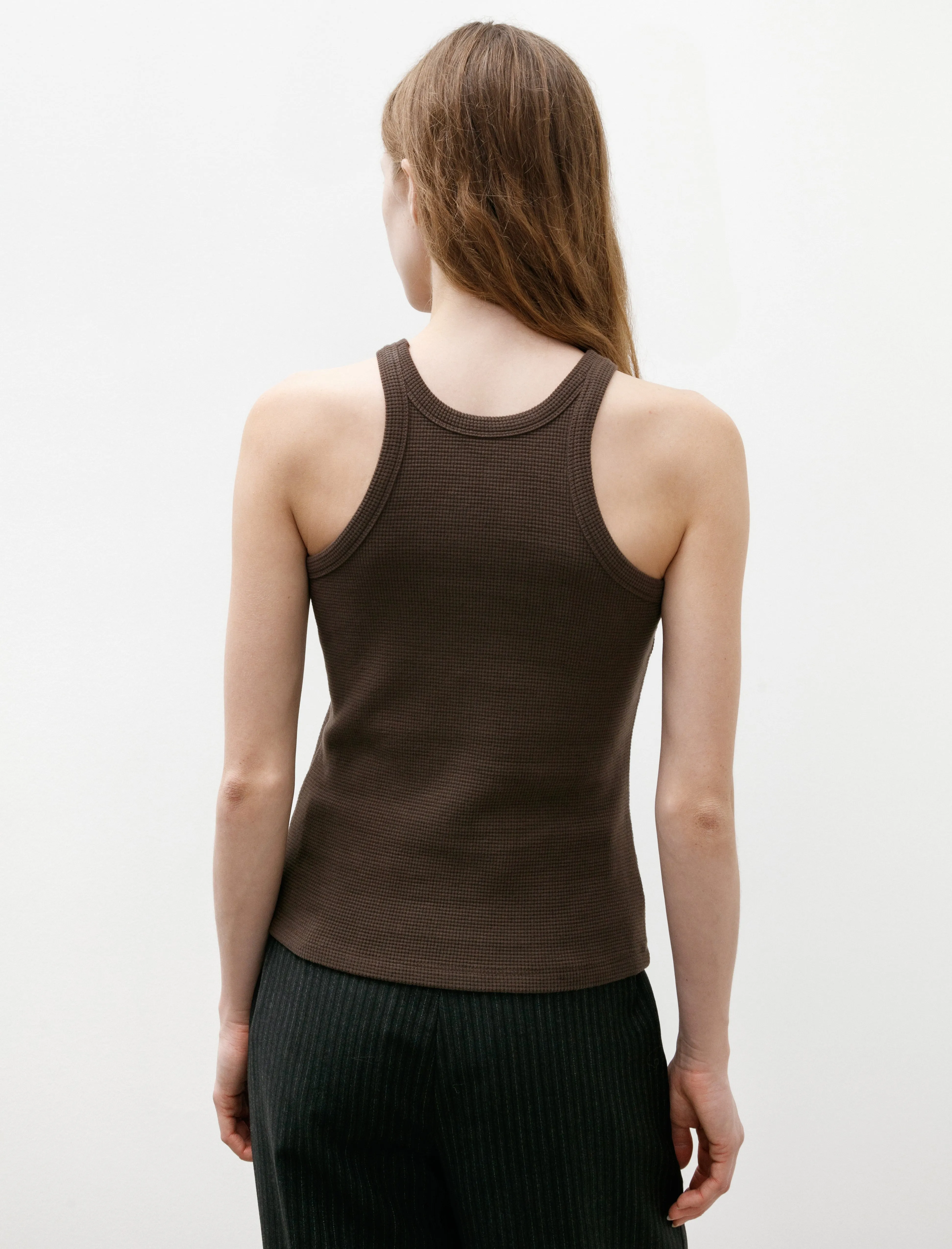 Leisure Tank Top Dark Brown