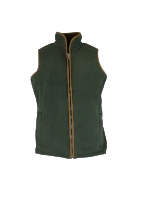 LF201 - Ladie's Fleece Gilet - GREEN