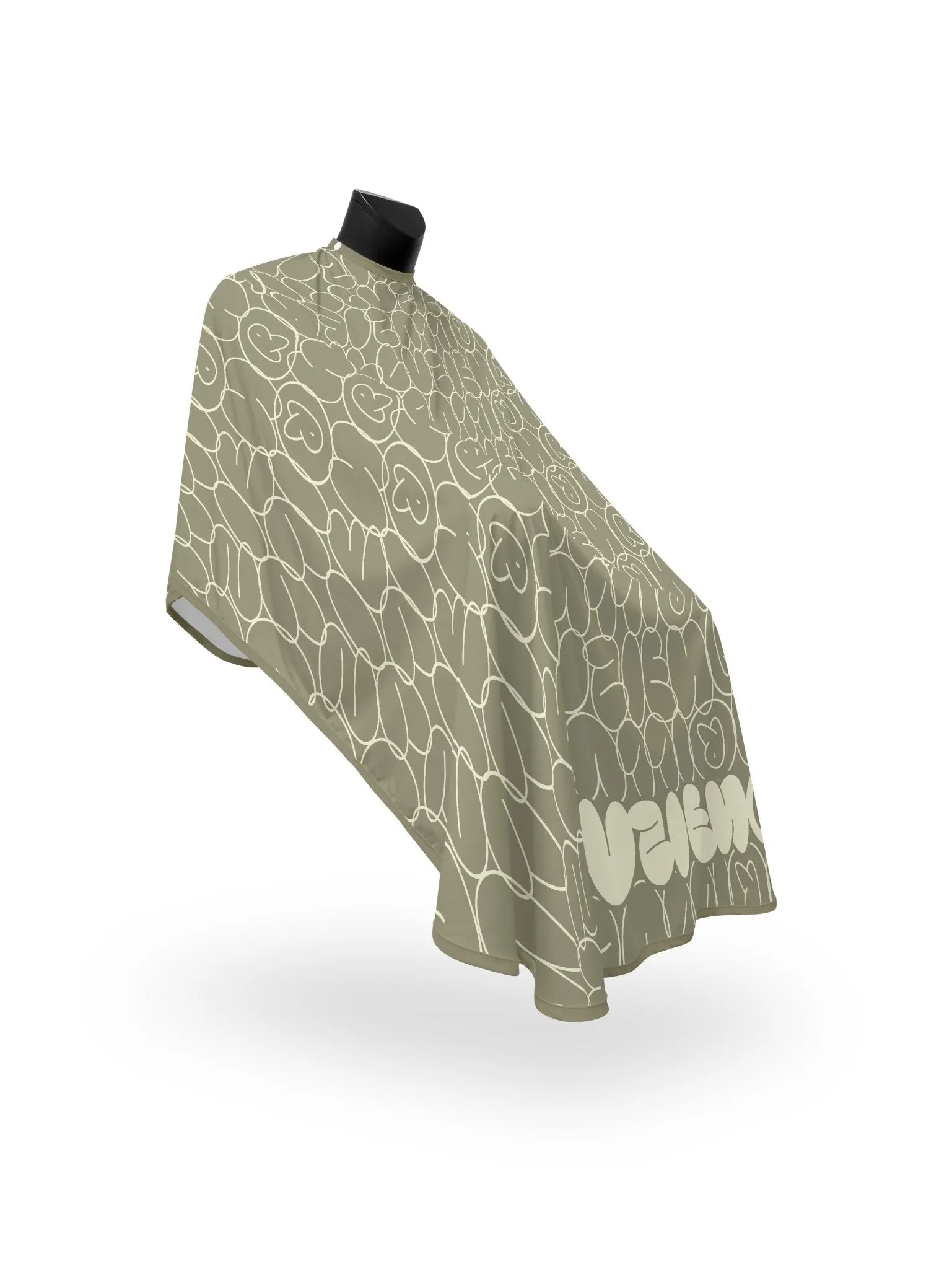 Light Olive Bubble Graffiti PRO Cape