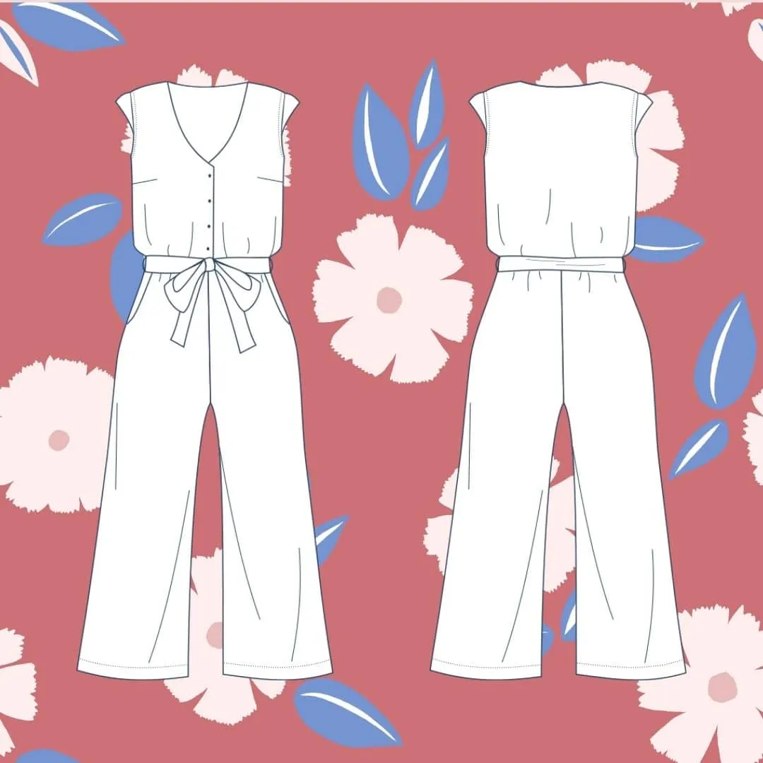 Lise Tailor - Janie Jumpsuit Sewing Pattern