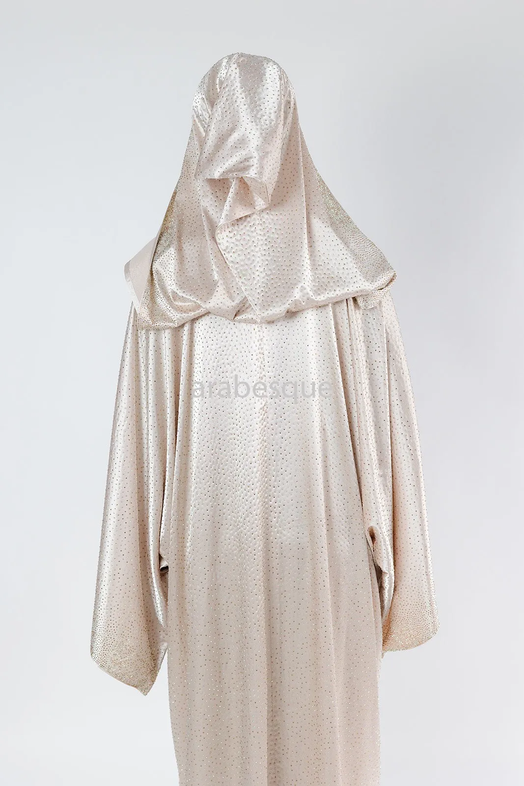 Luxury Embellished Farasha Cape with Hood - 2 Colours