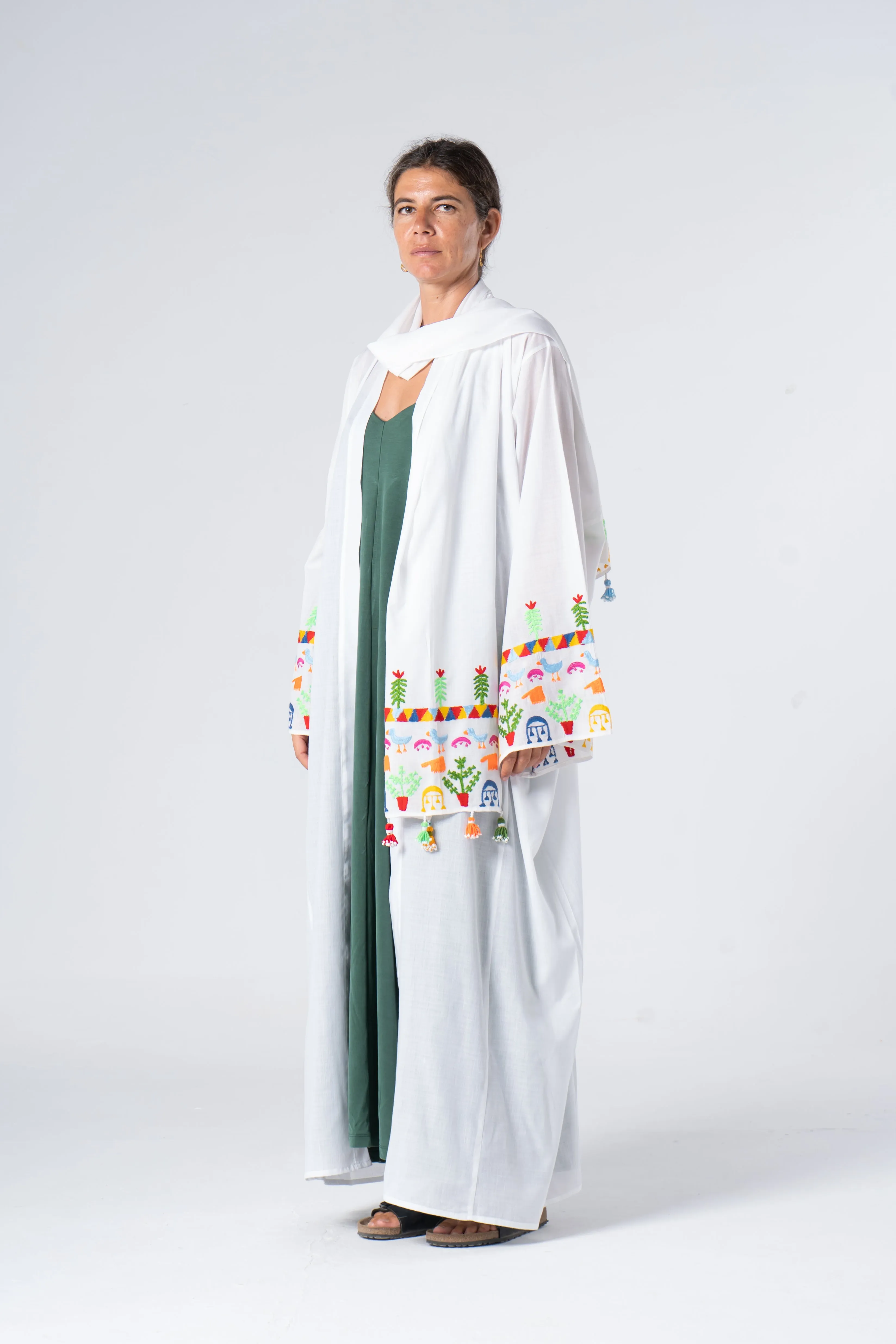 Matching Nubian Kaftan and Scarf