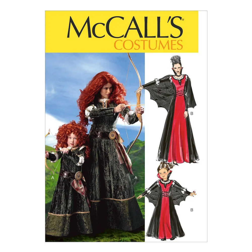 McCall's Pattern M6817 Misses'/Children's/Girls' Costumes