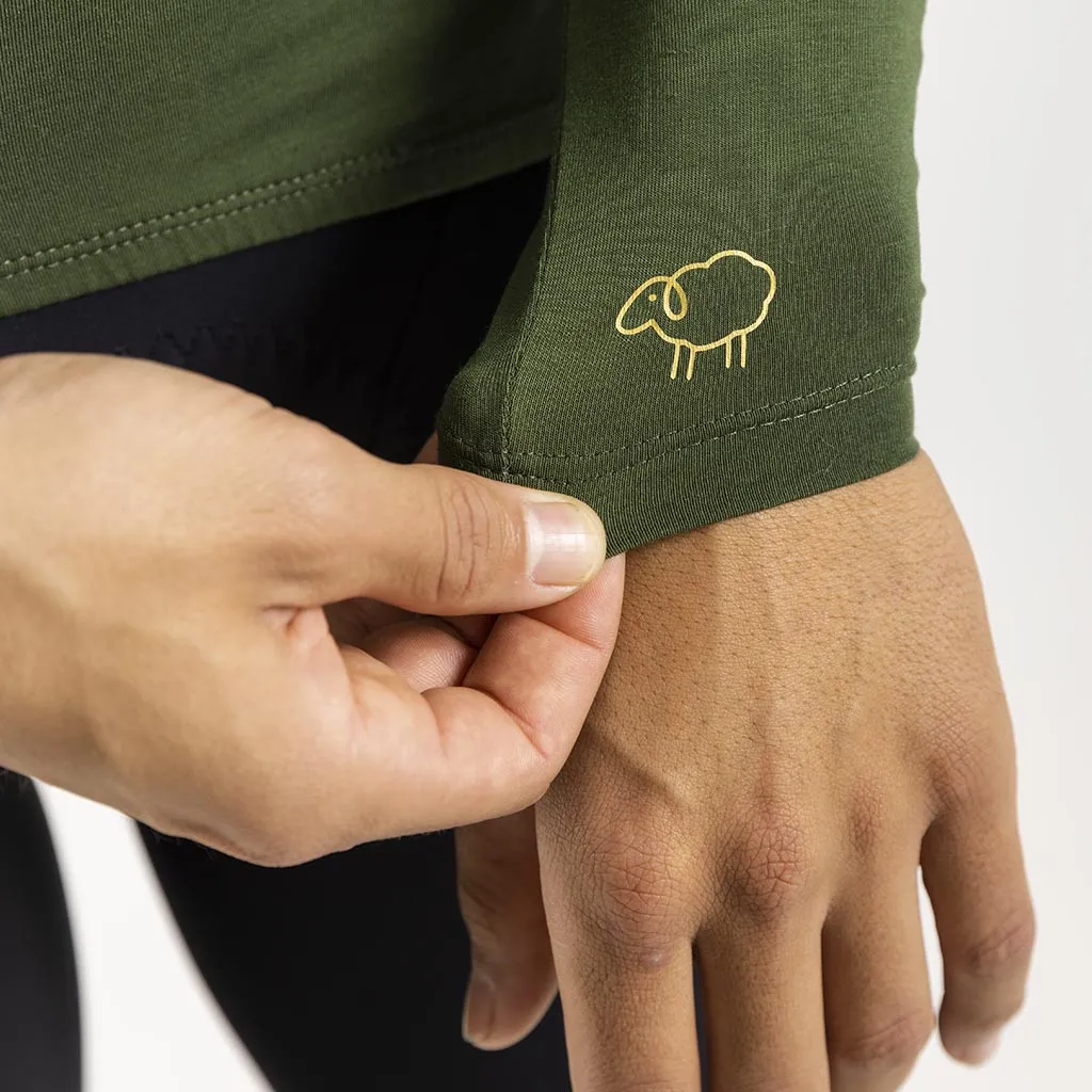 Merino Arm Warmers (Olive)