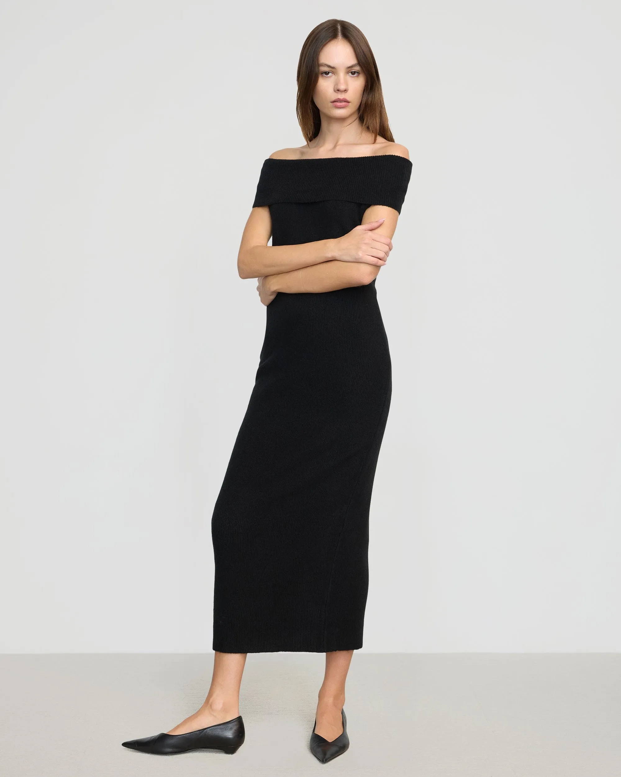 Micah Off-Shoulder Sweater Dress