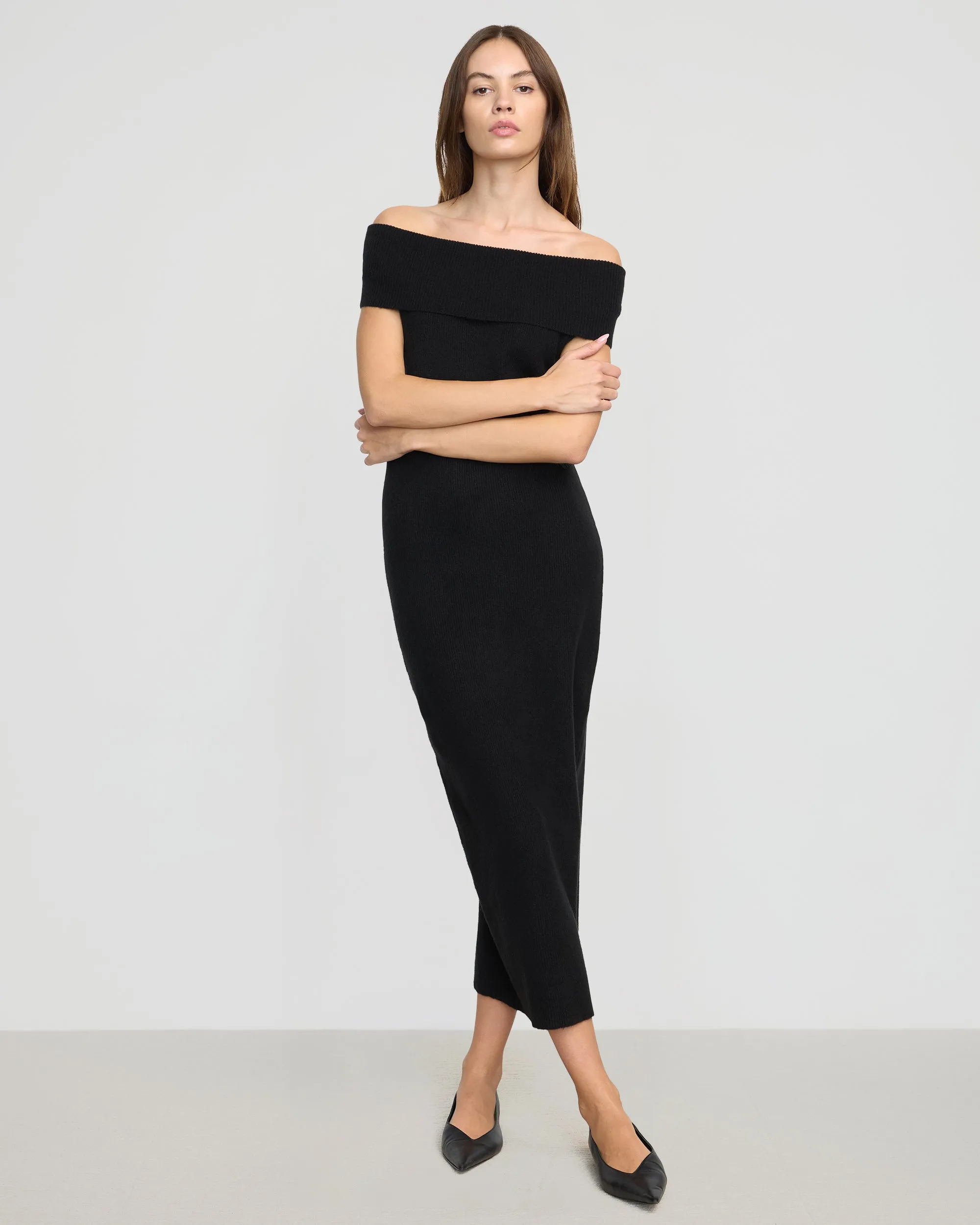 Micah Off-Shoulder Sweater Dress