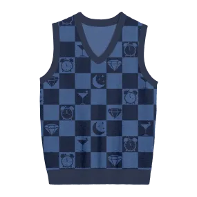 Midnights Checkered Knit Vest