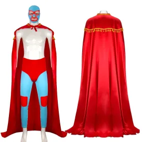 Nacho Libre Costume for Adults with Cape Headgear