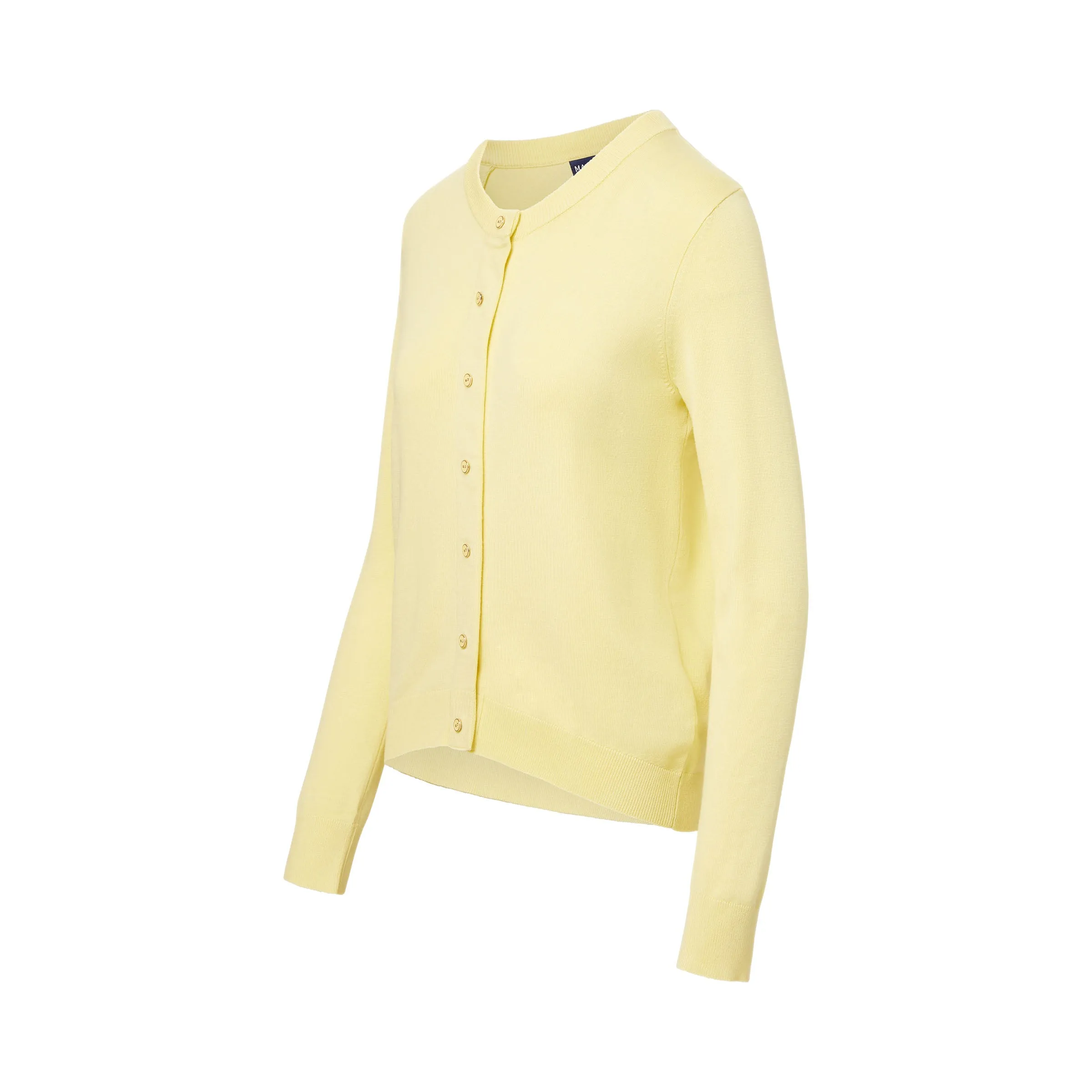 New! Women's Adaptive Magnetic Front Knit Cardigan Sweater In Yellow