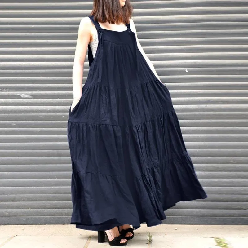 No Problemo Vintage Overall Dress