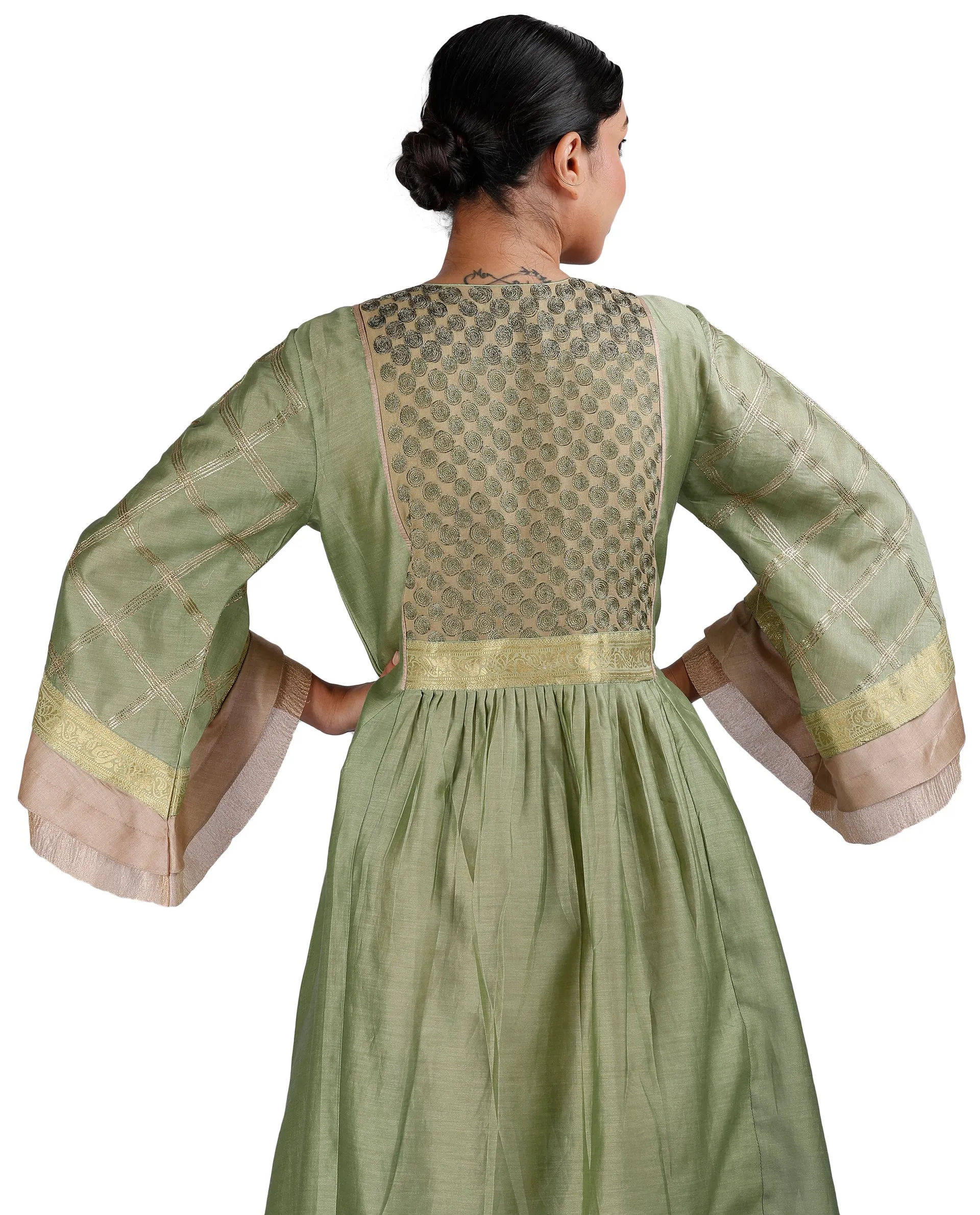 Olive Green Salwar