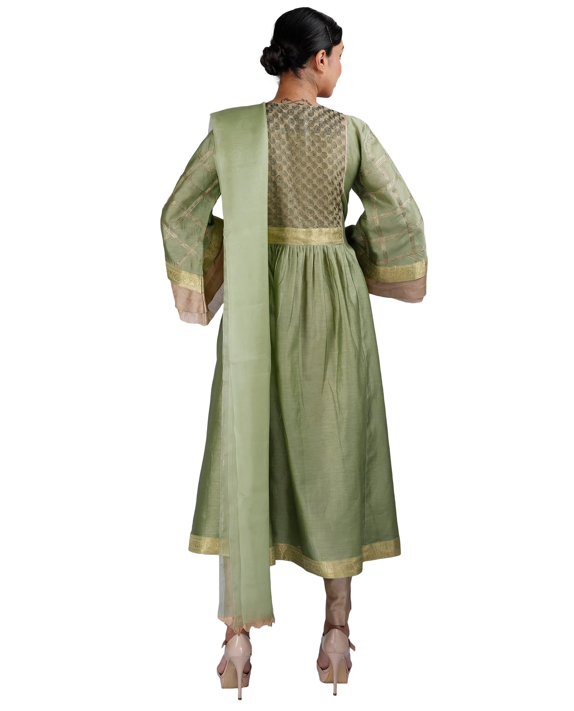 Olive Green Salwar