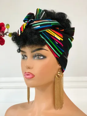 Ori African Print Satin-Lined Headwrap