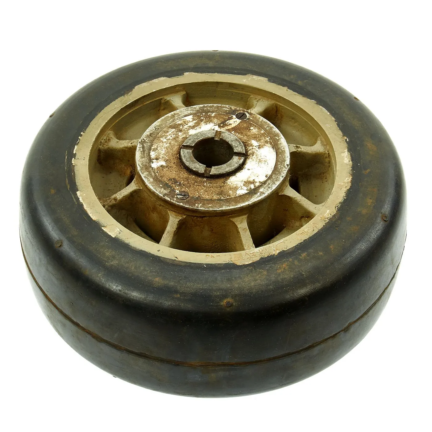 Original Imperial Japanese WWII Mitsubishi A6M Zero Rear Wheel