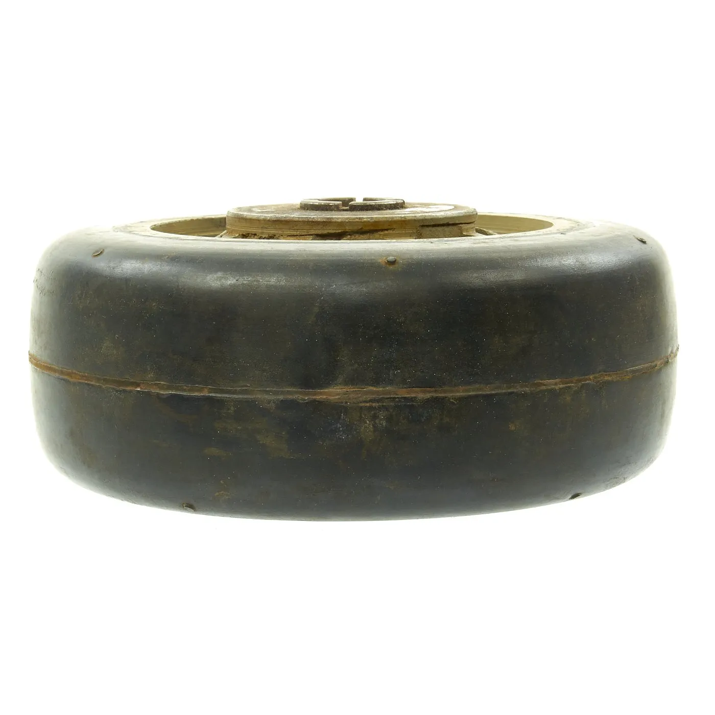 Original Imperial Japanese WWII Mitsubishi A6M Zero Rear Wheel