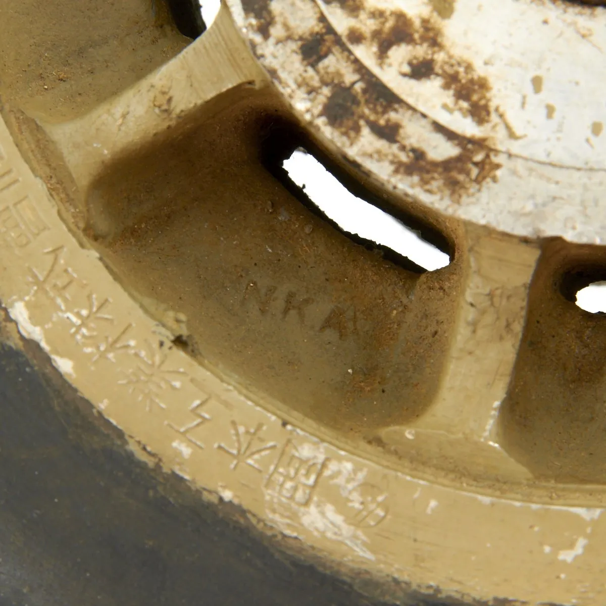 Original Japanese WWII Mitsubishi A6M Zero Rear Wheel