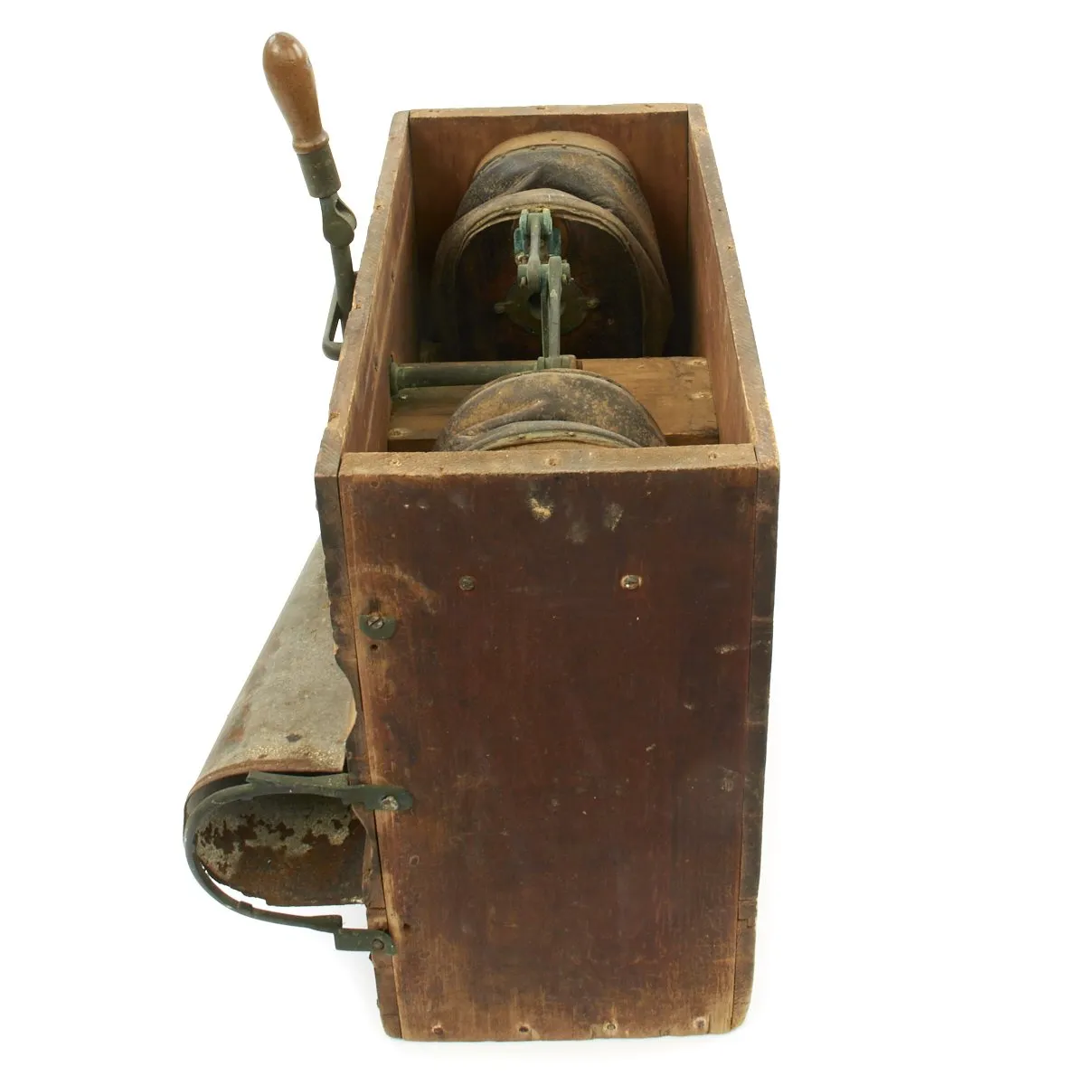 Original U.S. Lothrop's Patent of 1901 Dual Fog Horn in Chest made in Gloucester, Mass.