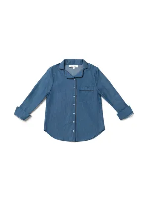 PJ Blouse - Dark Chambray