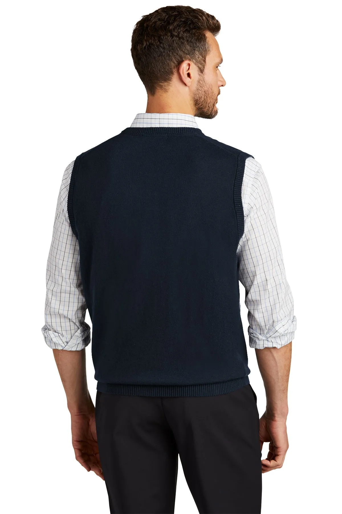 Port Authority Customized Sweater Vests, Navy