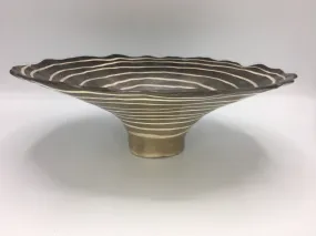 Potina Flared Bowl with Concentric Circles