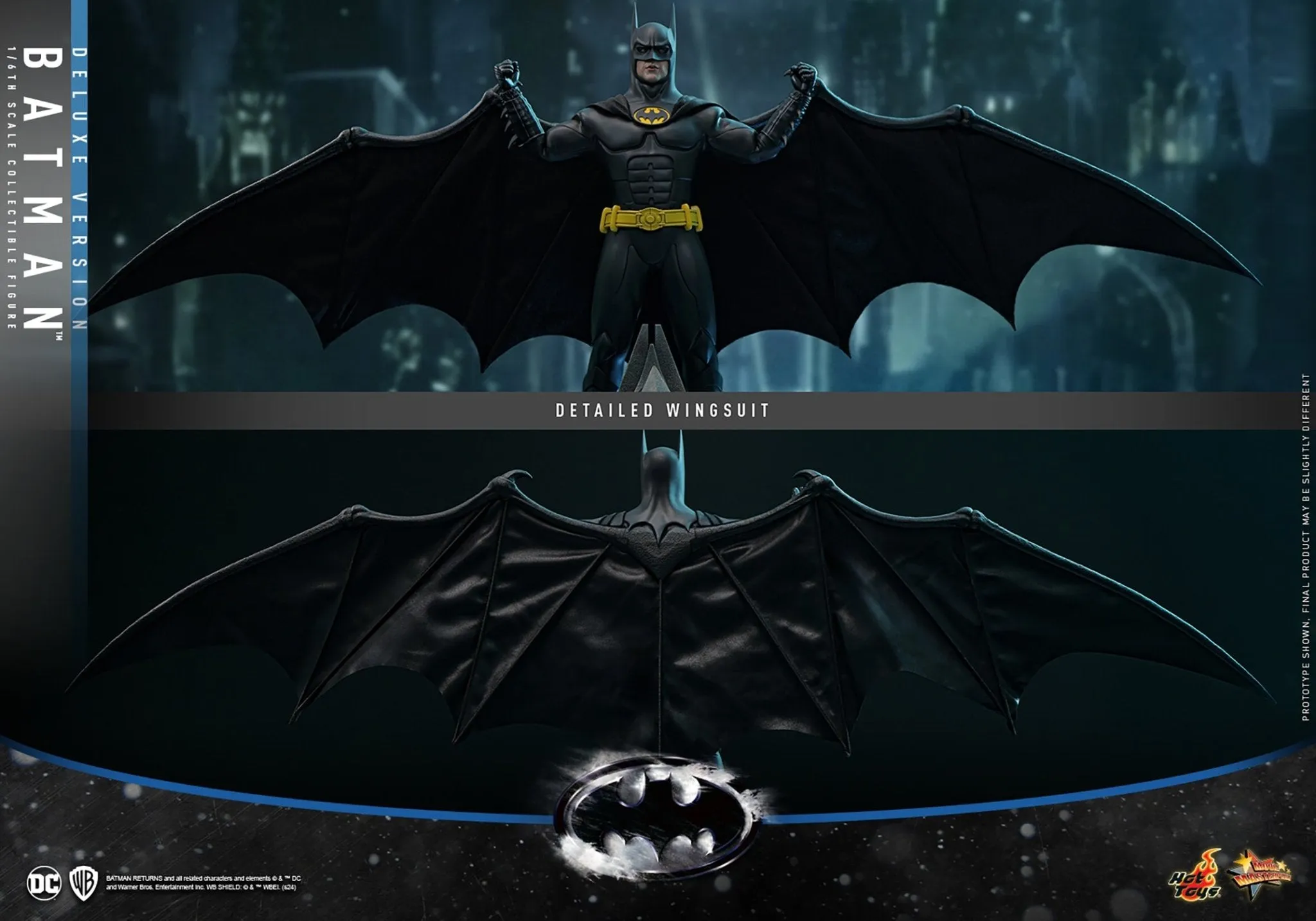 PRE-ORDER: Hot Toys Batman Returns Batman (Deluxe Version) Sixth Scale Figure