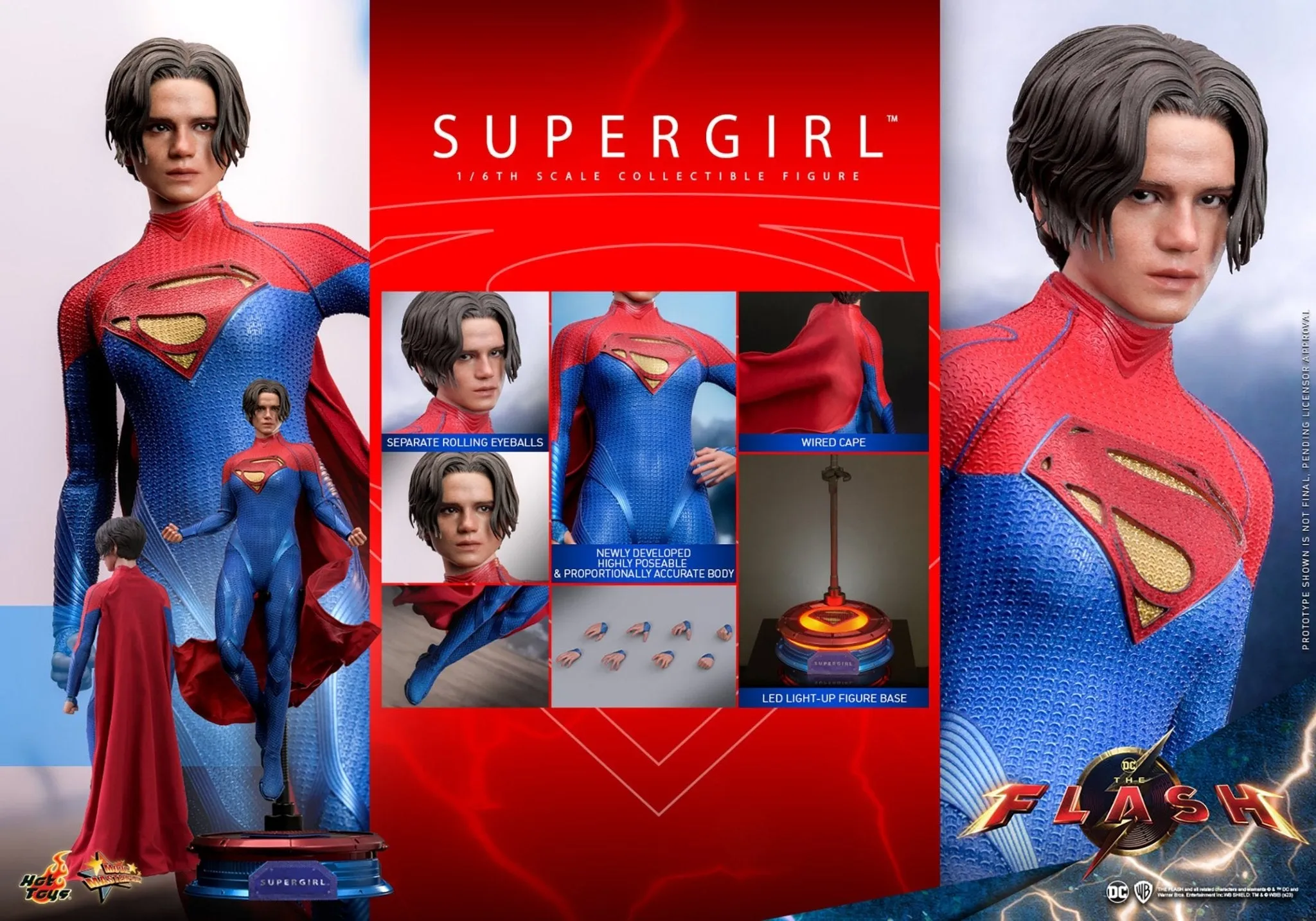 PRE-ORDER: Hot Toys The Flash: Supergirl Sixth Scale Figure