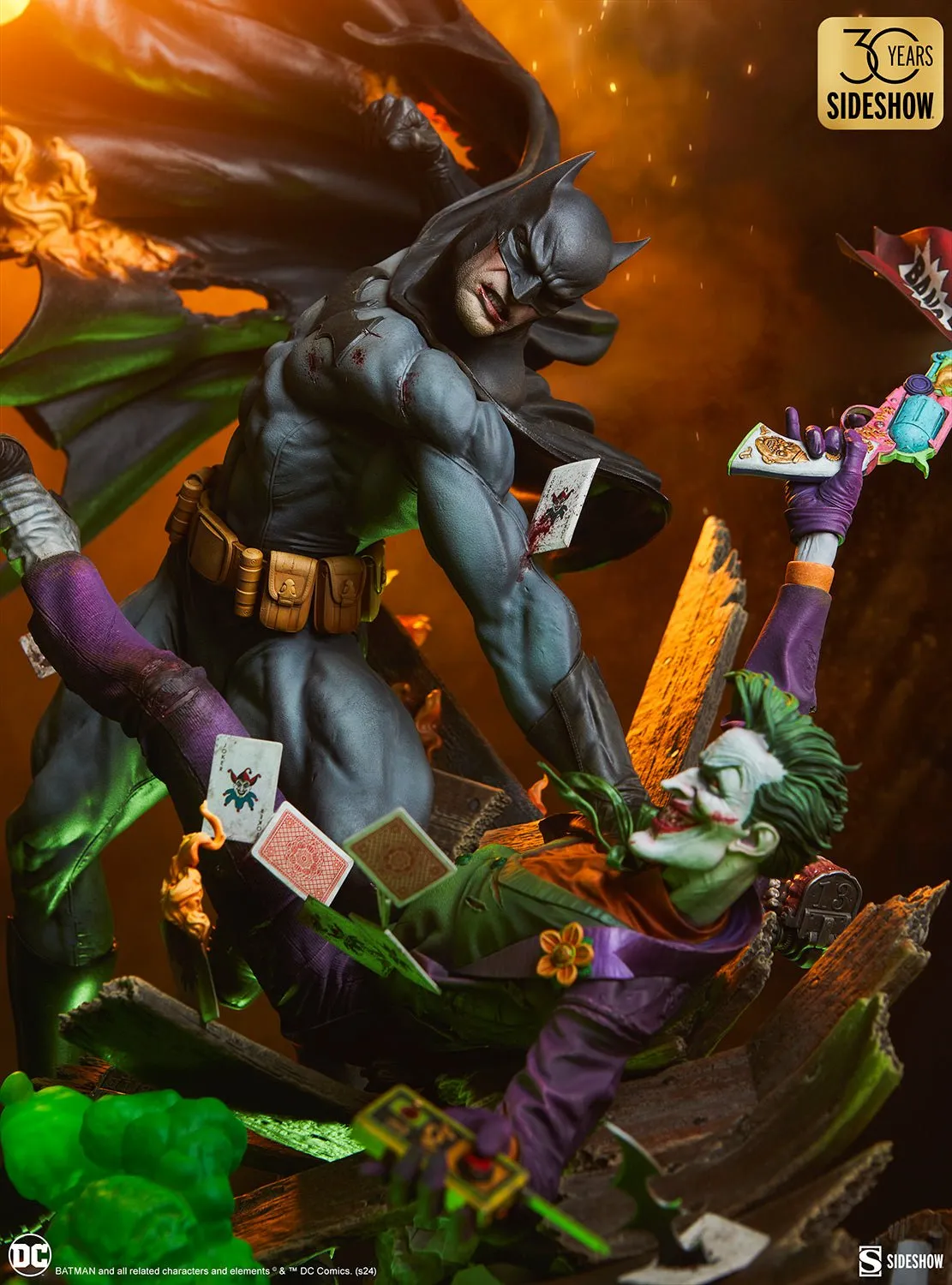 PRE-ORDER: Sideshow Collectibles Batman vs The Joker: Eternal Enemies Premium Format Figure