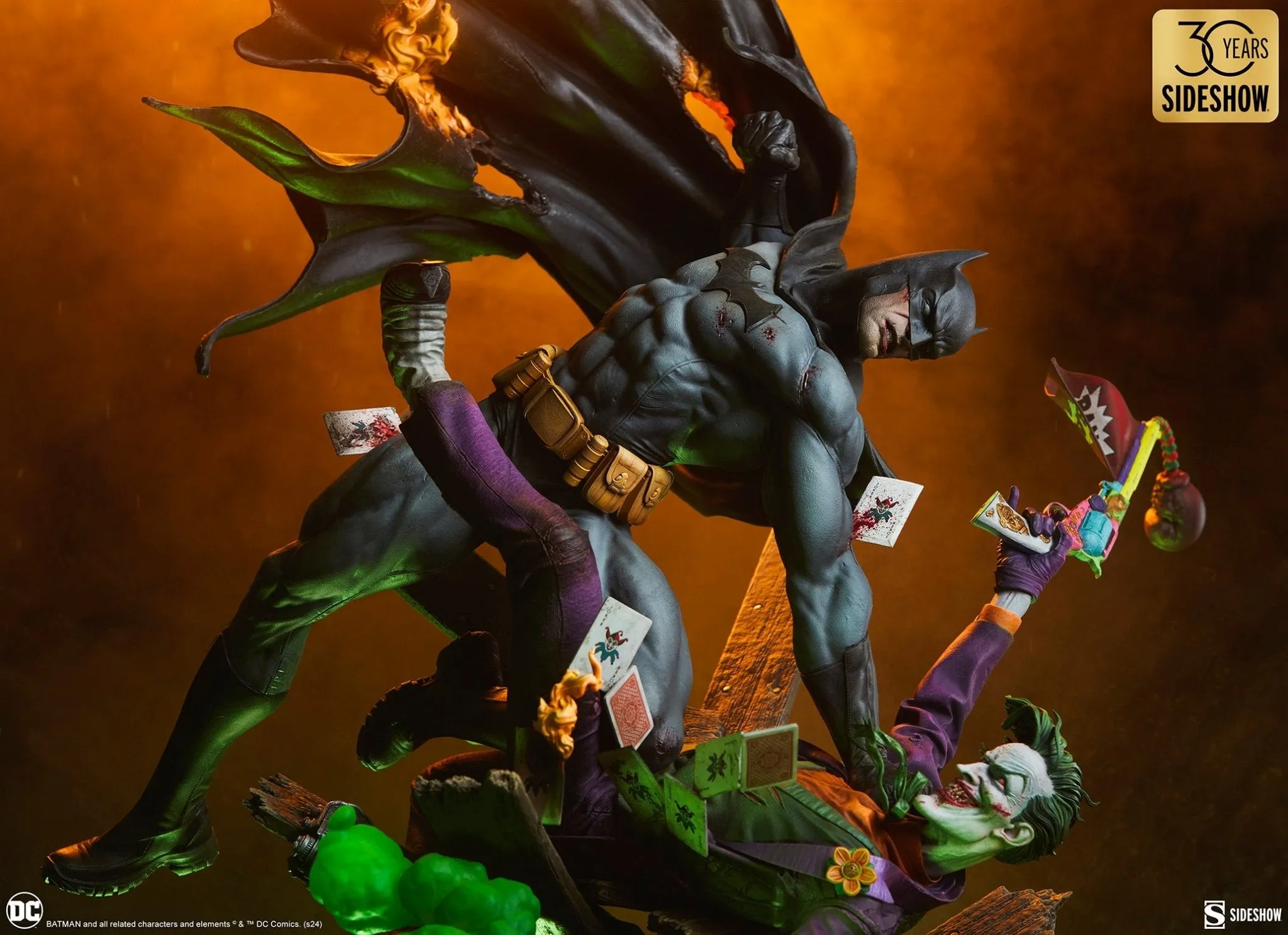 PRE-ORDER: Sideshow Collectibles Batman vs The Joker: Eternal Enemies Premium Format Figure