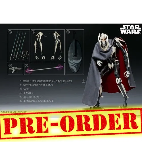 (PREORDER) 1:6 Star Wars - General Grievous Figure Sideshow