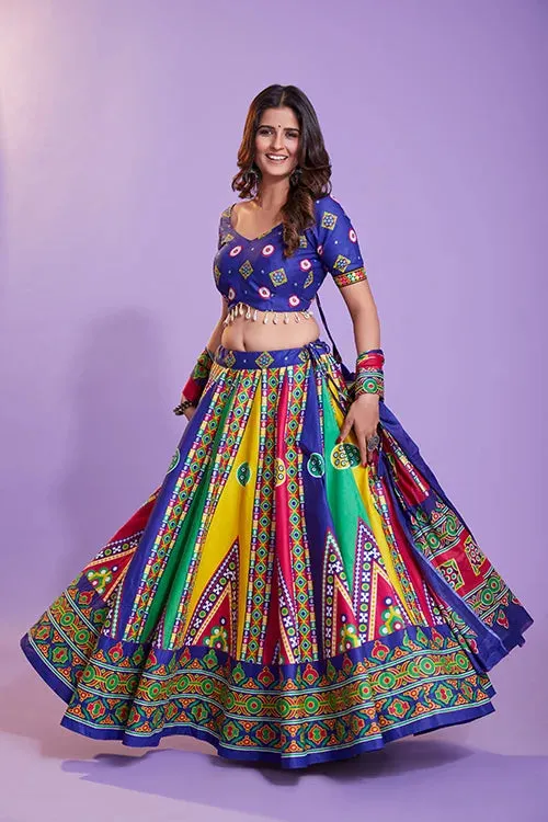 Ready to Wear Hand Printed Latest New Navratri Chaniya Choli