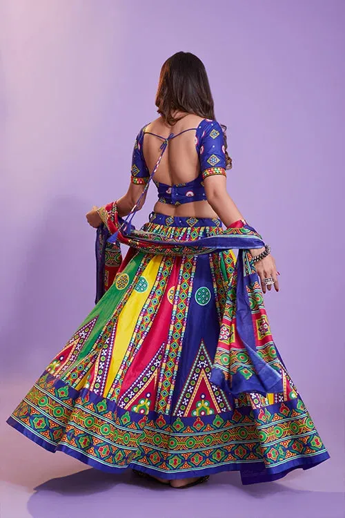 Ready to Wear Hand Printed Latest New Navratri Chaniya Choli