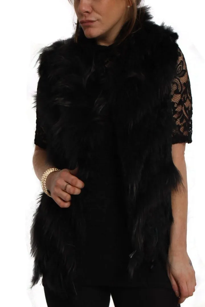 Real Fur Gilet Body warmer