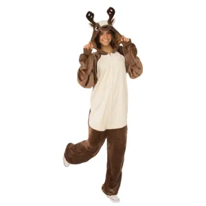 Reindeer Furry Onesie Adult Costume