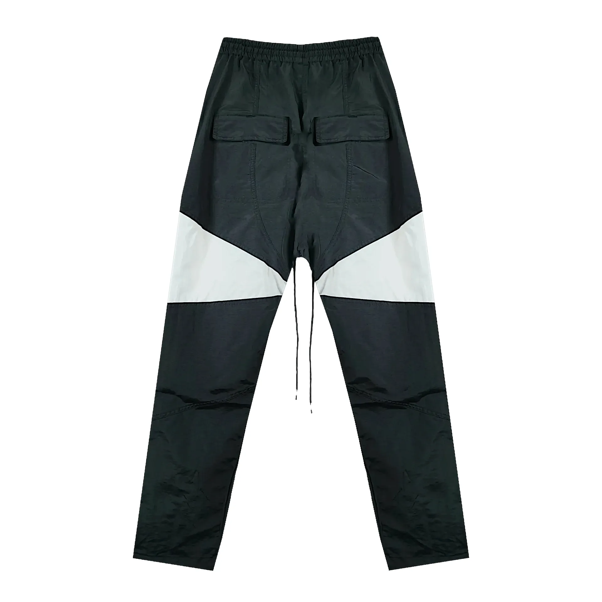 Relaxed fit Side zipper color block jogger