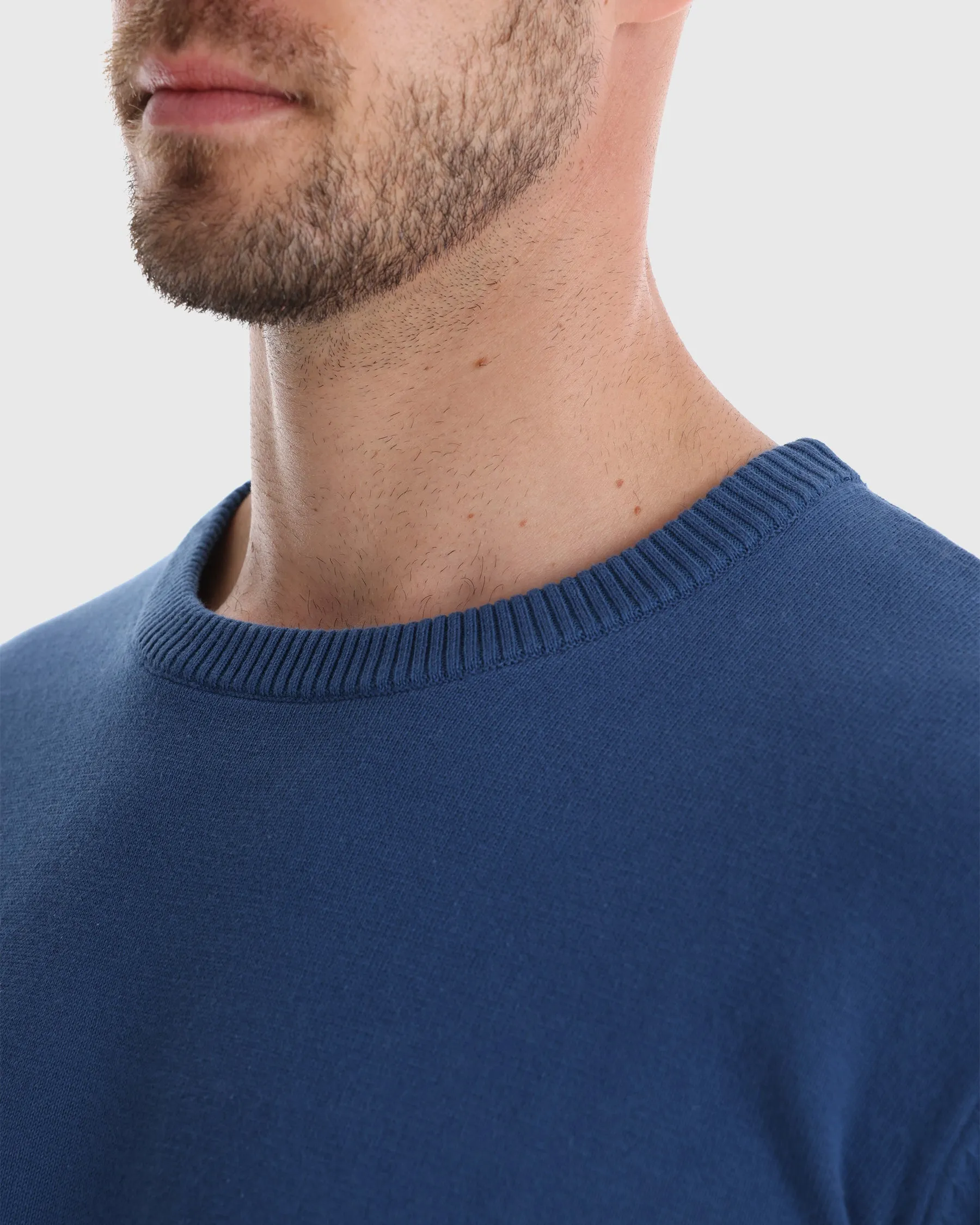 Ribbed Crew Neck Sweater New