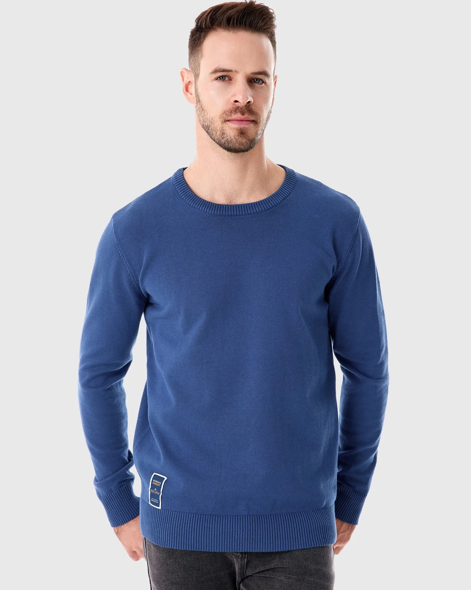 Ribbed Crew Neck Sweater New