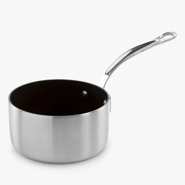 Samuel Groves Classic Non-Stick Stainless Steel Triply Saucepan with Lid