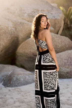 Sangria Dress | Black and White