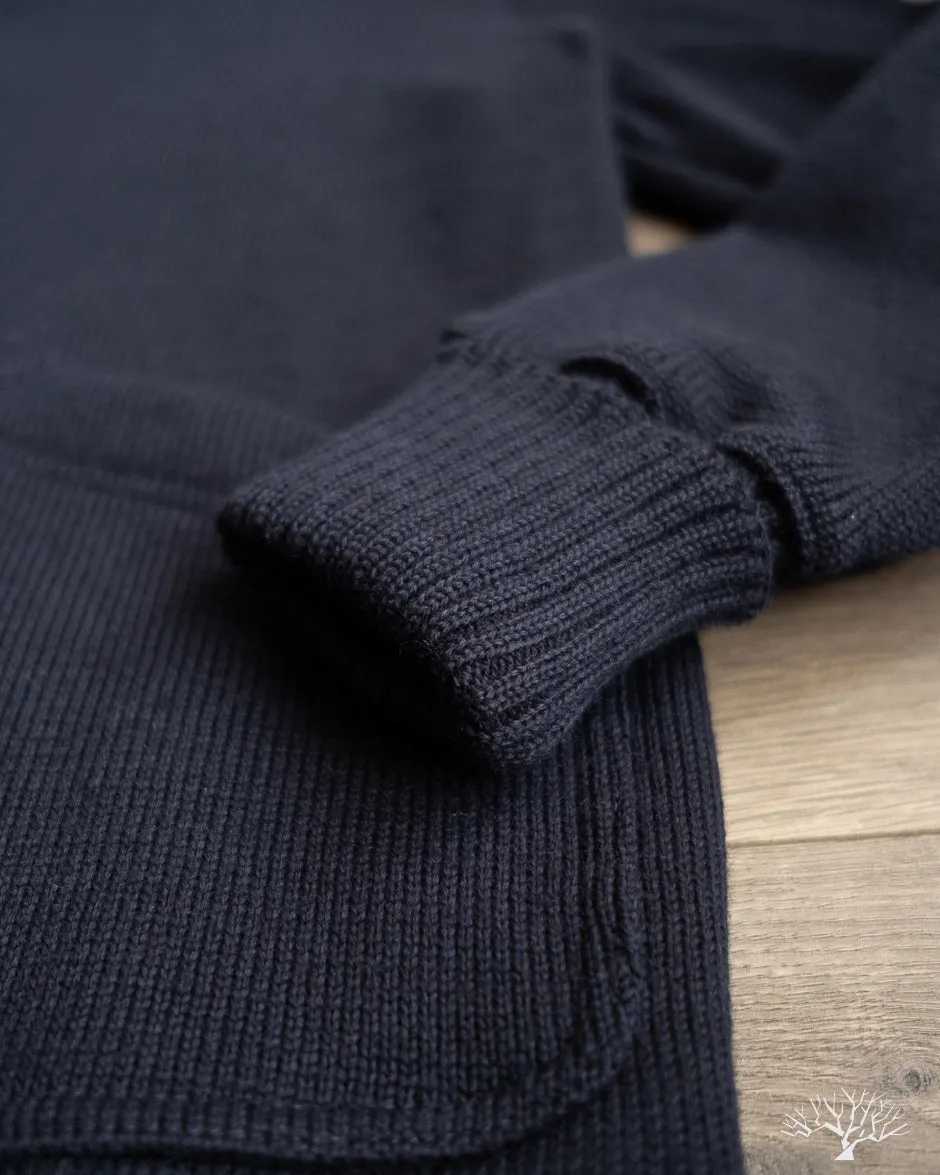 Shawl Sweater Coat 2.0 - Dark Navy (Modified)