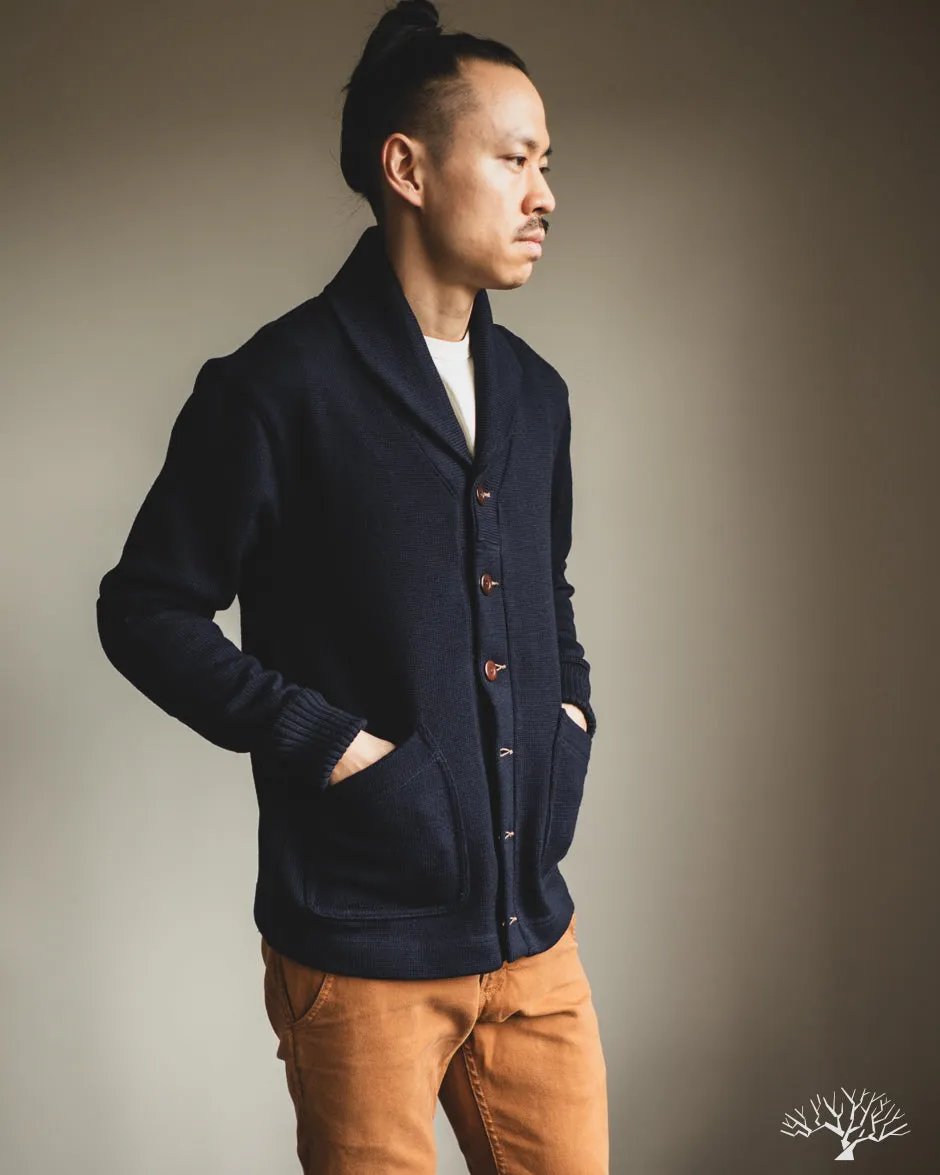 Shawl Sweater Coat 2.0 - Dark Navy (Modified)