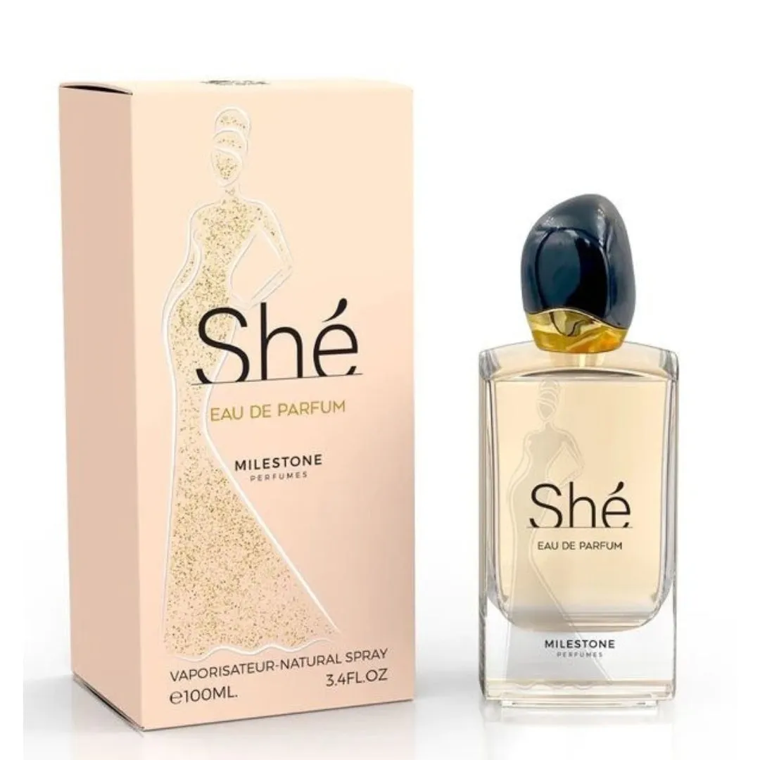 SHE by Milestone Eau De Parfum  3.4 Oz for Women