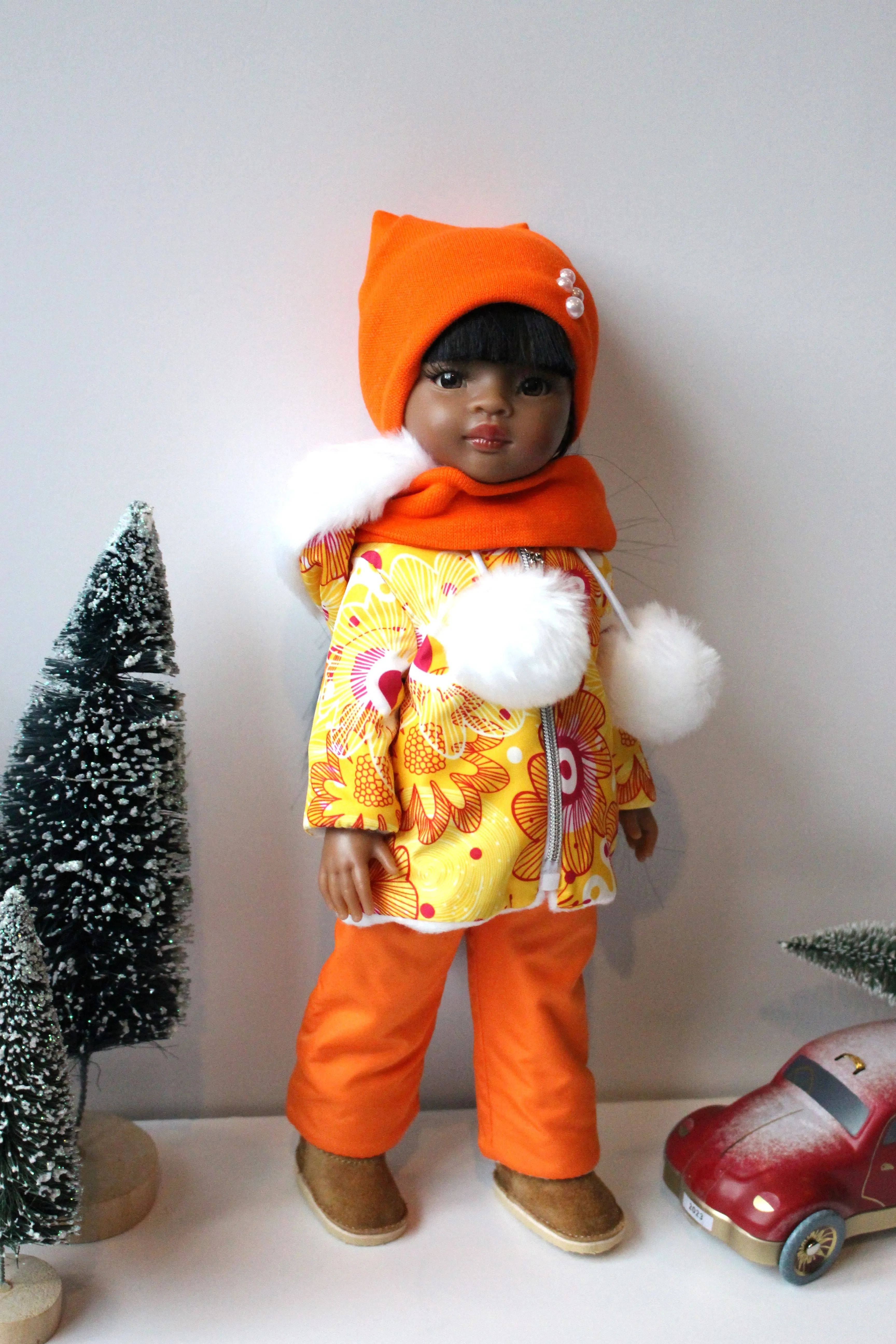 Ski Suit with Hat and Infinity Scarf