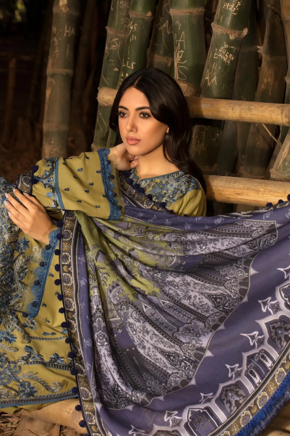 Sobia Nazir Winter Collection (with Shawl) – Design 1A