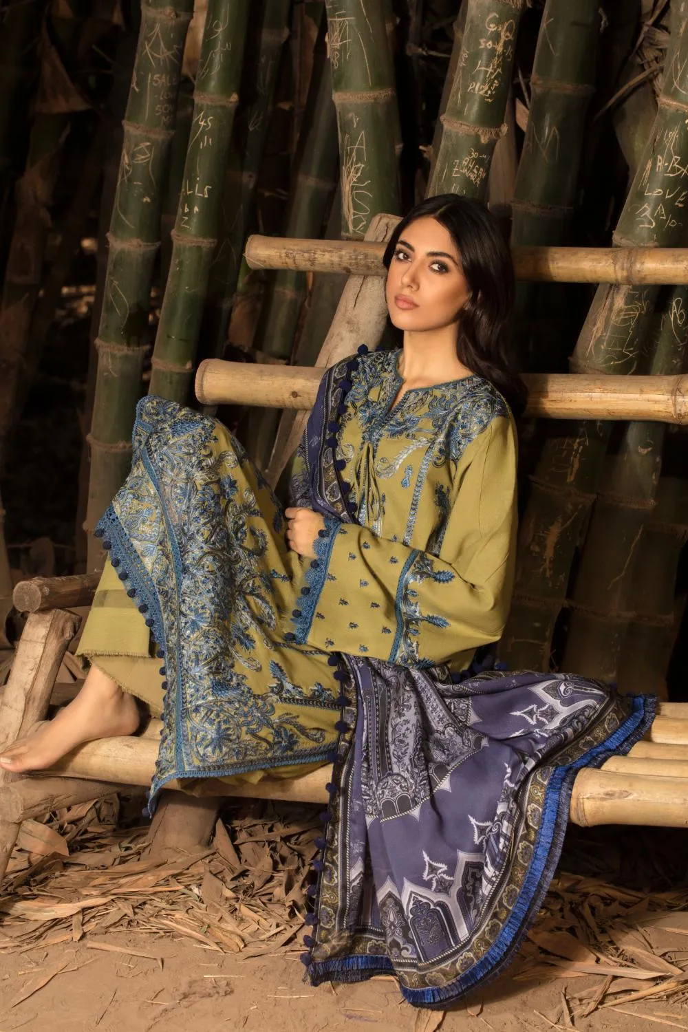 Sobia Nazir Winter Collection (with Shawl) – Design 1A