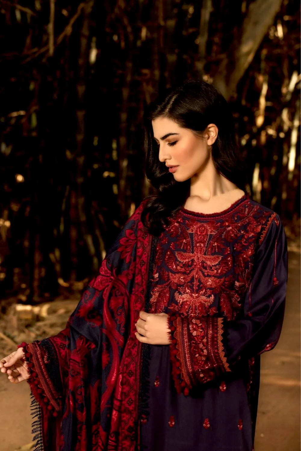 Sobia Nazir Winter Collection (with Shawl) – Design 5A