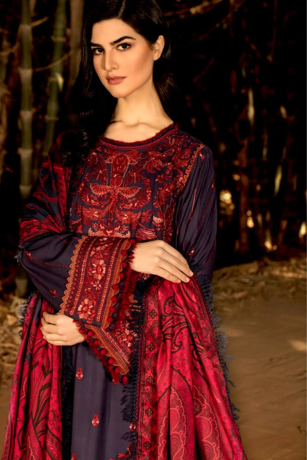 Sobia Nazir Winter Collection (with Shawl) – Design 5A