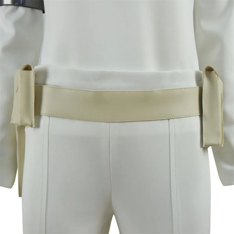 Star Wars Padme Amidala Costume Padme Cosplay White Battle Outfit