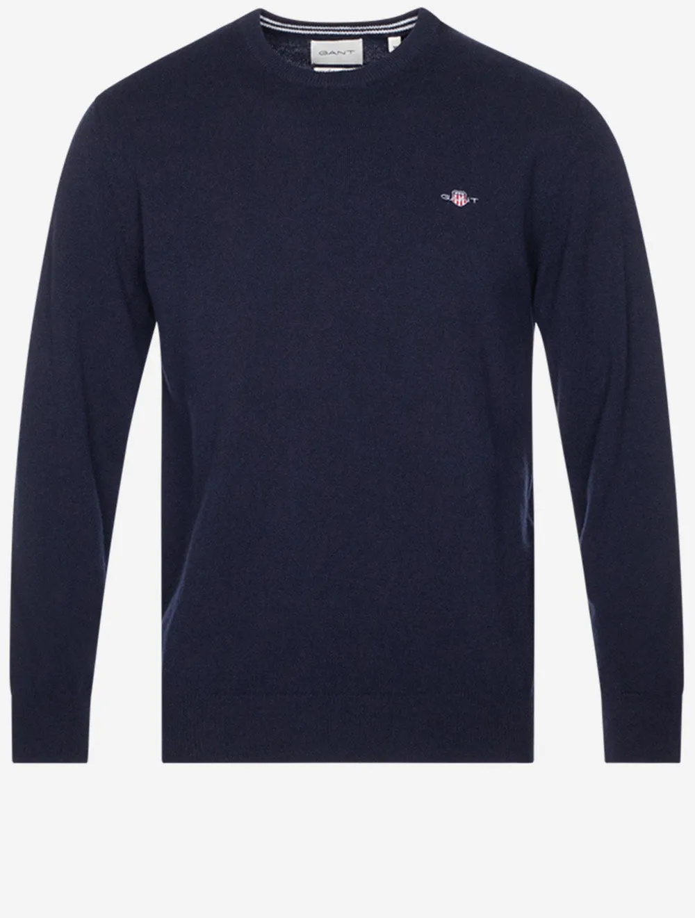 Superfine Lambswool Crew Neck Marine