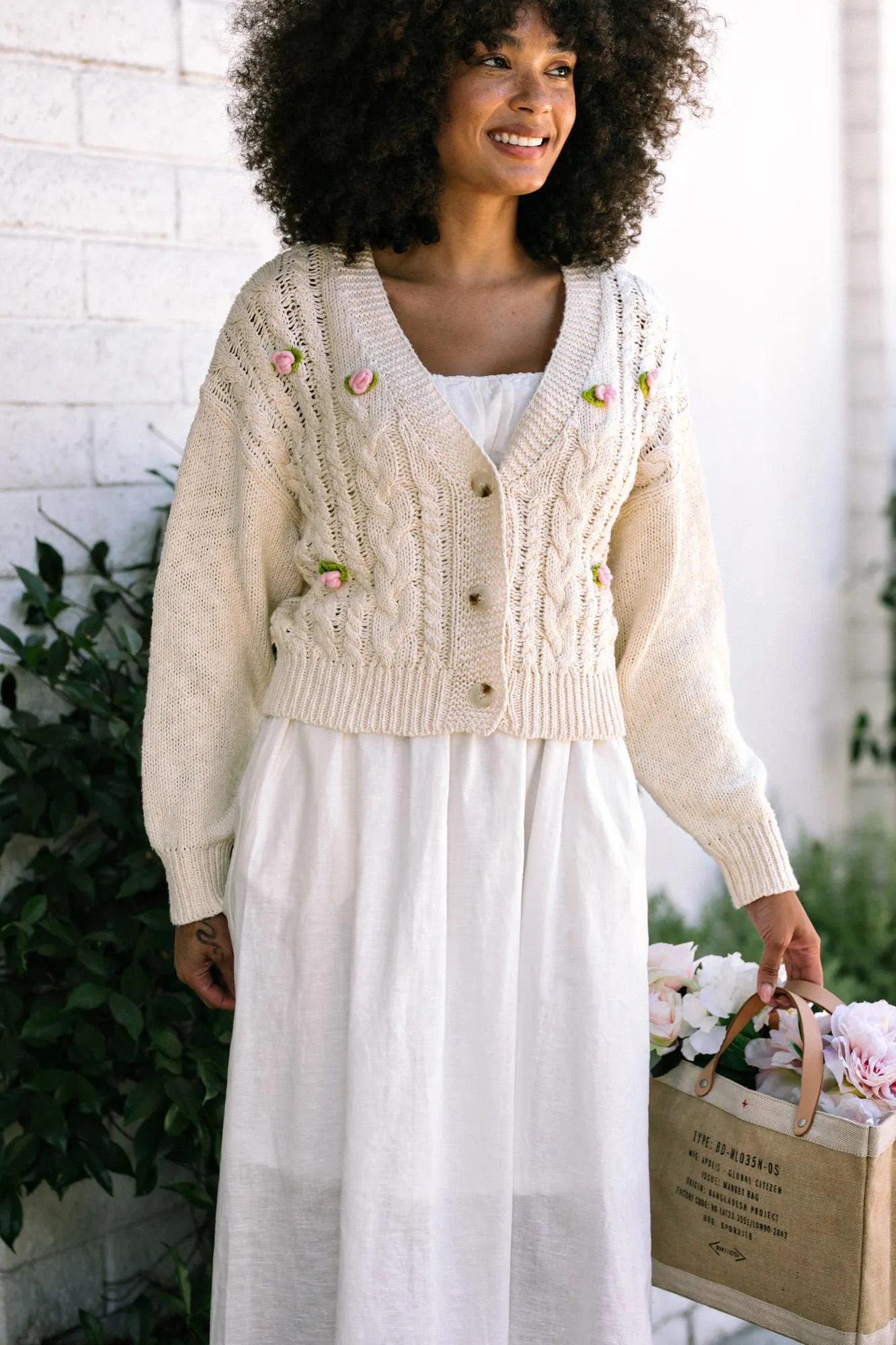 Tara Cable Knit Cardigan